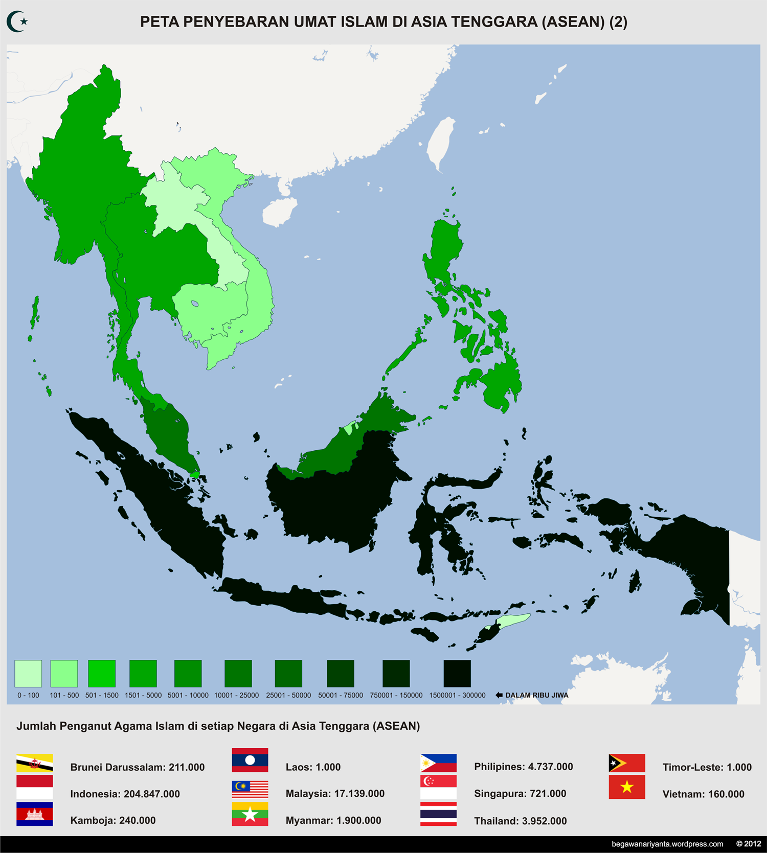 Khazanah PETA 1 Persebaran Umat Islam Di Asia Tenggara