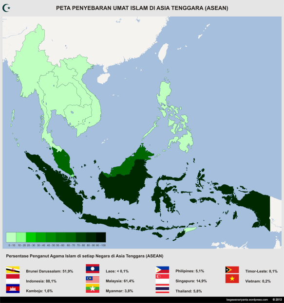 Peta Penyebaran Agama  Islam Di  Indonesia Peta Penyebaran 